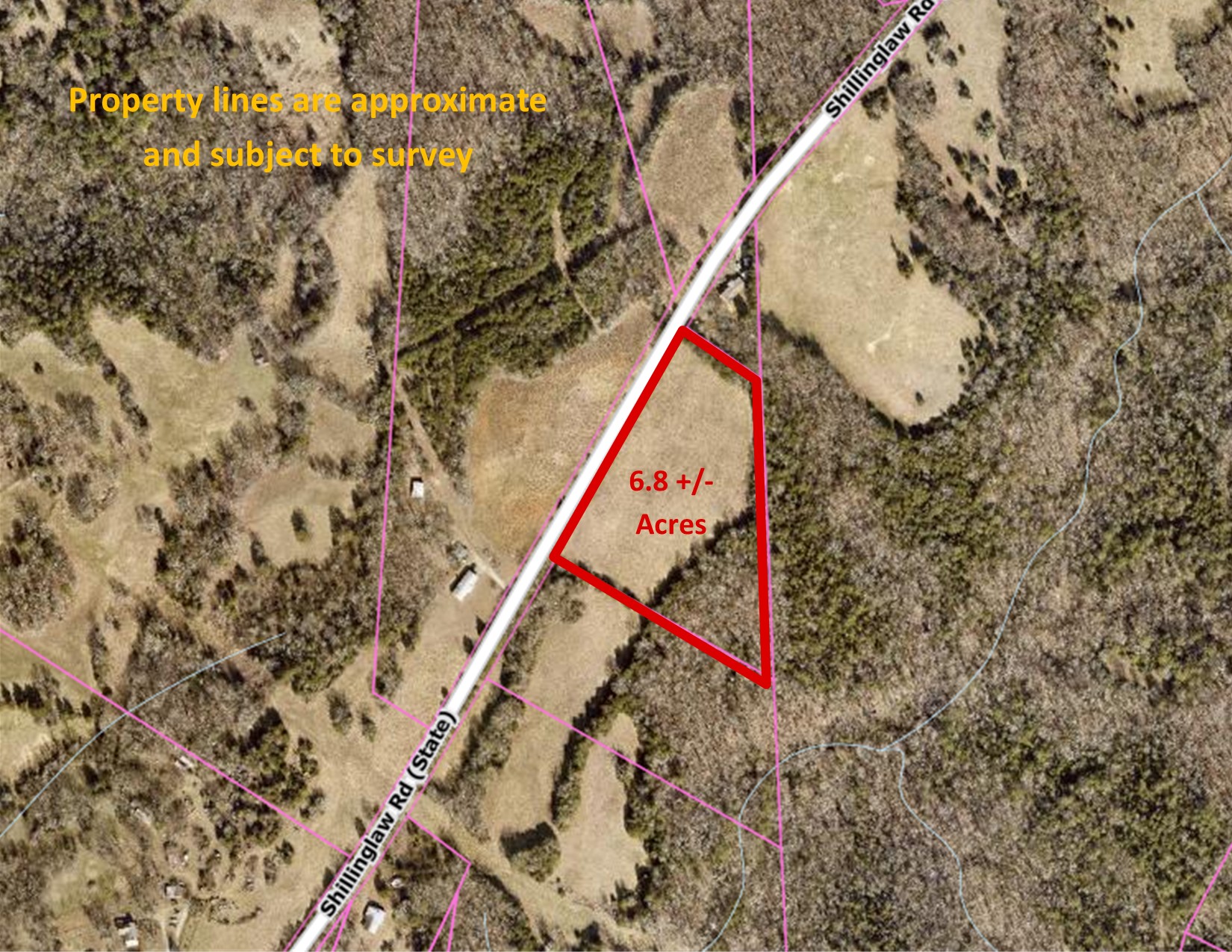 6.8 Acres Shillinglaw Rd Land For Sale Sharon SC 6.8 Acres